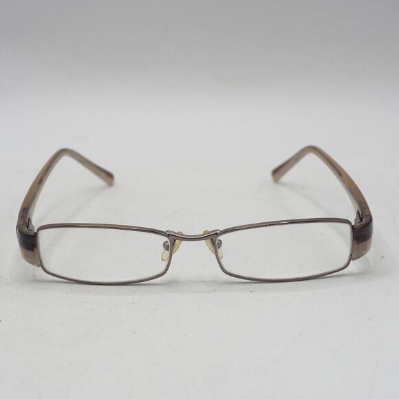Prada Rose Gold Rectangular Frames Italy VPR53H 50 [] 16 135 - Picture 1 of 5